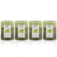 Pier 1 Citrus Cilantro 3x4 Layered Set of 4 Pillar Candles