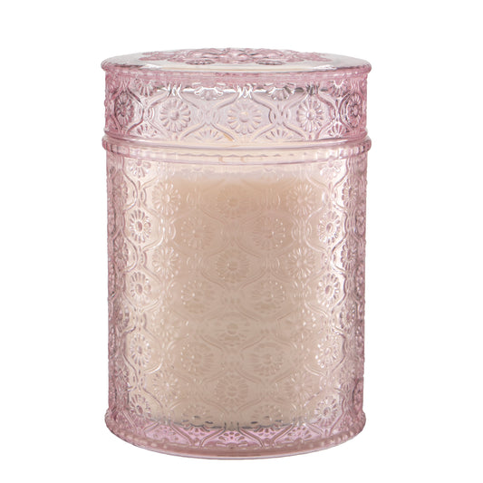 Pier 1 Pink Champagne Luxe 19oz Filled Candle