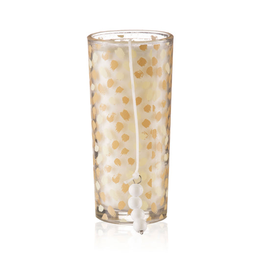 Pier 1 Vintage Linens Charm Jar Filled Candle 6.5oz